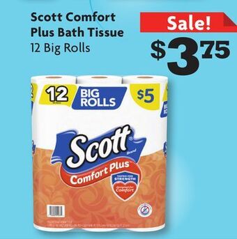 Family Dollar Scott comfort plus bath tissue offer