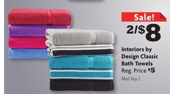 Family Dollar Interiors by design classic bath towels offer