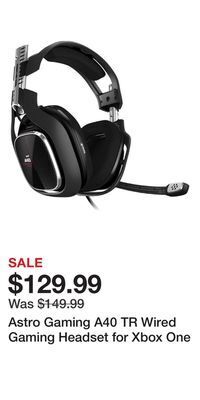 Game Stop Astro gaming a40 tr wired gaming headset for xbox one offer