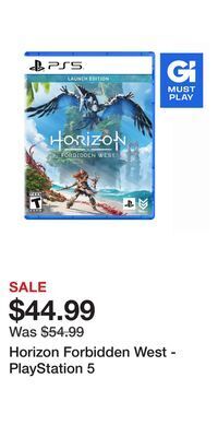 Game Stop Horizon forbidden west - playstation 5 offer