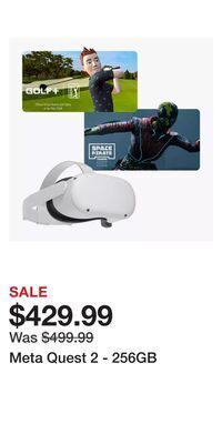 Game Stop Meta quest 2 - 256gb offer