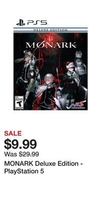 Game Stop Monark deluxe edition - playstation 5 offer