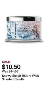 Ulta Beauty Snowy sleigh ride 4-wick scented candle offer