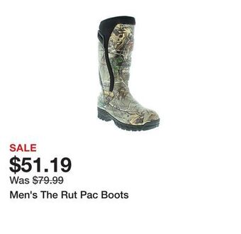 Tractor Supply Company Men's the rut pac boots offer