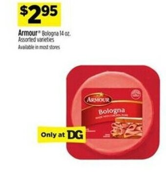 Dollar General Armour Bologna 14 oz offer