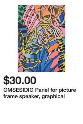 Ikea Ömsesidig panel for picture frame speaker, graphical offer