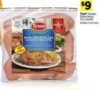 Dollar General Tyson Boneless Chicken Breasts 32 oz offer