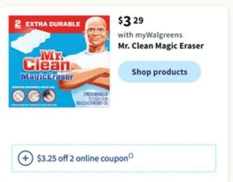 Walgreens Mr. clean magic eraser offer