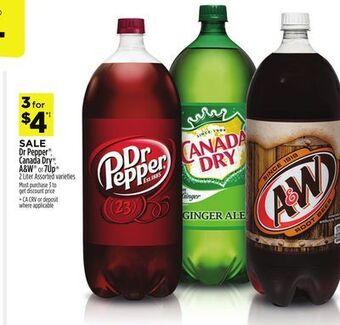 Dollar General Dr pepper®, canada dry®, a&w® or 7up® offer