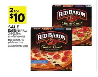Dollar General Red baron® pizza offer
