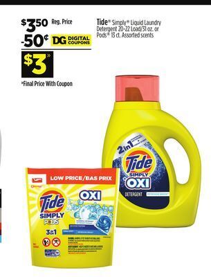 Dollar General Tide® offer