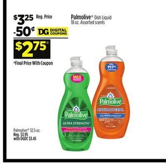 Dollar General Palmolive® dish liquid offer