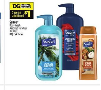 Dollar General Suave® body wash offer