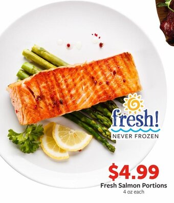 Fareway Fresh Salmon Portions offer