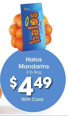 Kroger Halos mandarins offer