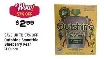 Grocery Outlet Smoothie blueberry pear offer