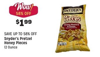 Grocery Outlet Pretzel honey pieces offer