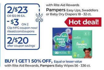 Rite Aid Pampers offer