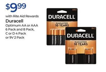 Rite Aid Duracell offer