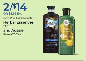 Rite Aid Herbal essences and aussie offer