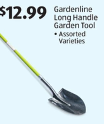 Aldi Gardenline long handle garden tool offer