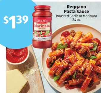 Aldi Reggano pasta sauce offer
