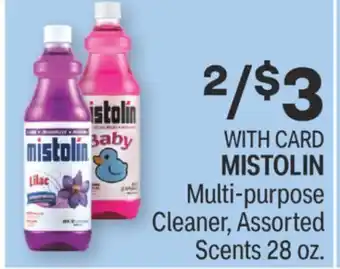 CVS Mistolin multi-purpose cleaner, assorted scents 28 oz. offer