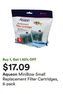 Minibow small replacement filter cartridges, 6-pack