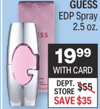 CVS Guess edp spray 2.5 oz. offer