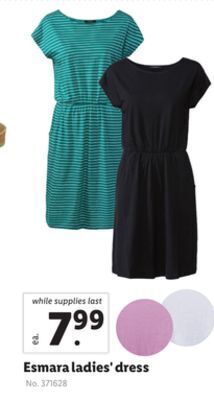 Lidl Esmara ladies' dress offer