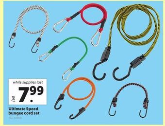 Lidl Ultimate speed bungee cord set offer