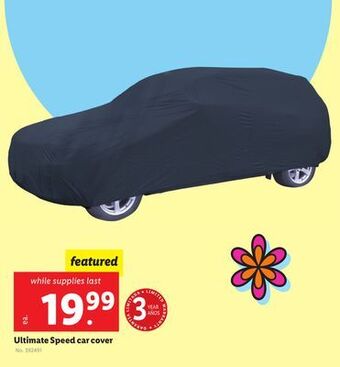 Lidl Ultimate speed car cover offer