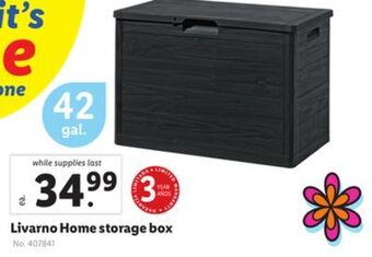 Lidl Livarno home storage box offer