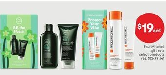 JC Penney Paul mitchell gift sets offer