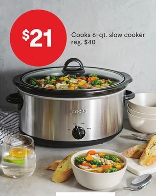 JC Penney Cooks 6-qt. slow cooker offer