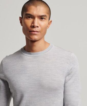 Superdry Merino crew neck jumper offer
