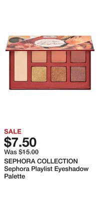 Kohl's Sephora collection sephora playlist eyeshadow palette offer