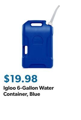 Sam's Club Igloo 6-gallon water container, blue offer