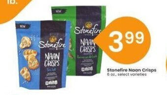 Albertsons Stonefire Naan Crisps offer