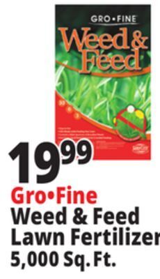 Ocean State Job Lot Gro fine weed & feed fertilizer, 5,000 sq ft offer