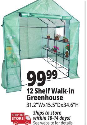 Ocean State Job Lot Walk-in greenhouse offer