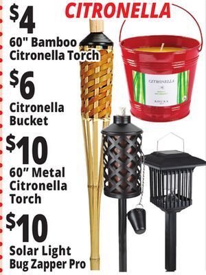 Ocean State Job Lot Citronella offer