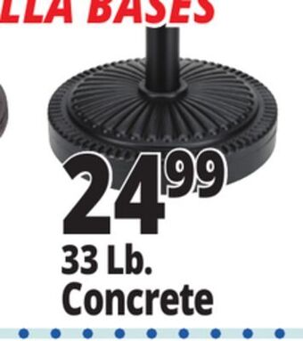 Ocean State Job Lot Concrete umbrella base, 15 offer