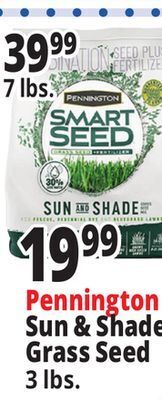 Ocean State Job Lot Pennington smart seed® sun & shade grass seed, 3 lbs offer