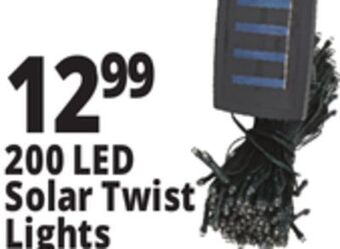 Ocean State Job Lot Solar twist lights, 200 lights offer