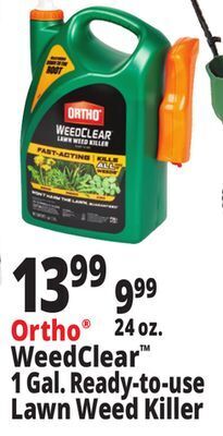 Ocean State Job Lot Ortho weedclear 1 gal. ready-to-use lawn weed killer offer