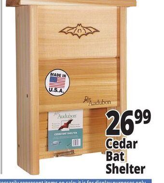 Ocean State Job Lot Cedar bat shelter offer