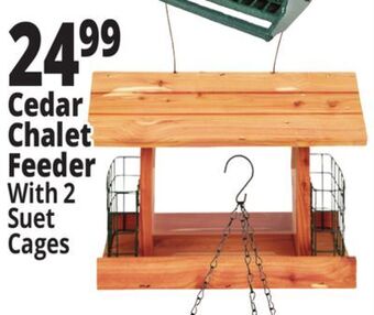 Ocean State Job Lot Cedar chalet mixed seed feeder offer
