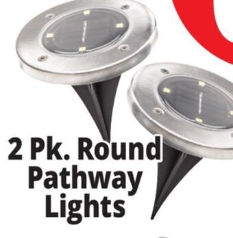 Ocean State Job Lot Solar pathway lights, 2-pack offer