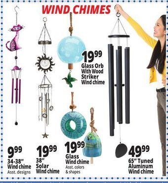 Ocean State Job Lot Wind chimes offer
